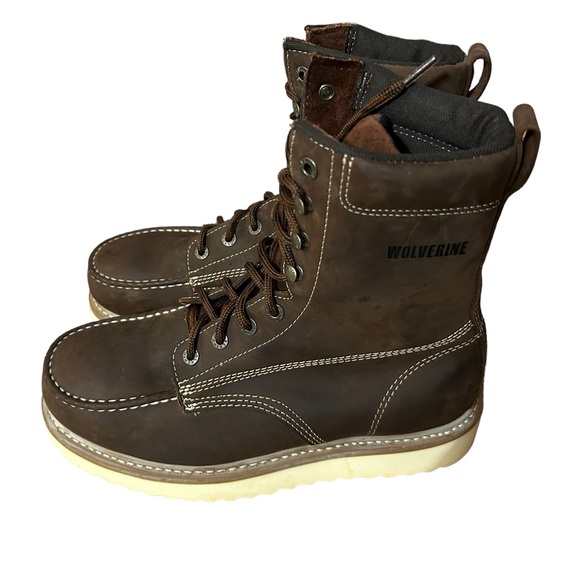 Wolverine Other - Wolverine Loader 8” Wedge Boot Brown Steel Toe Size 10 1/2 Medium Men’s